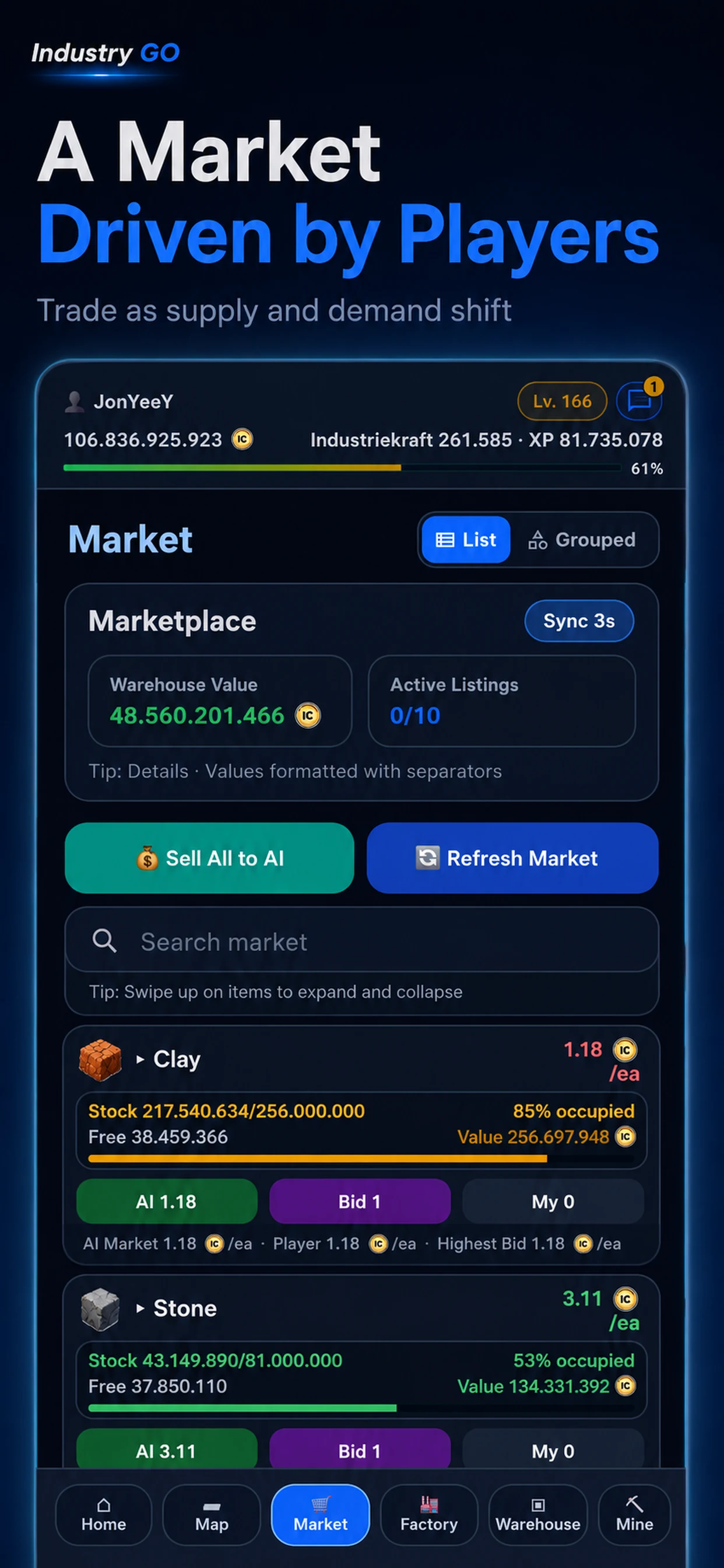Industry GO: GPS Tycoon screenshot